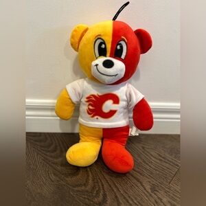 NHL Calgary Flames plush bear
